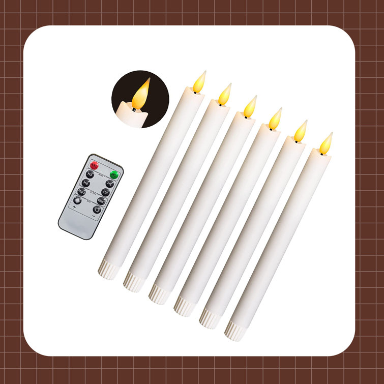 Eternal Night Flameless Taper Candle Wayfair